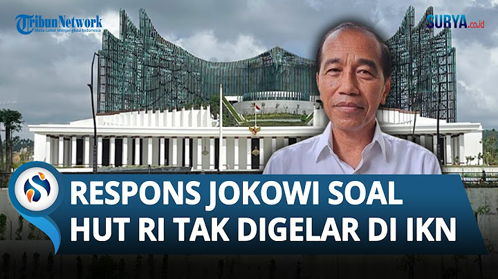 Respons Jokowi soal  HUT ke-80 RI Tak Digelar di IKN: Keputusan Pemerintah Harus Kita Dukung