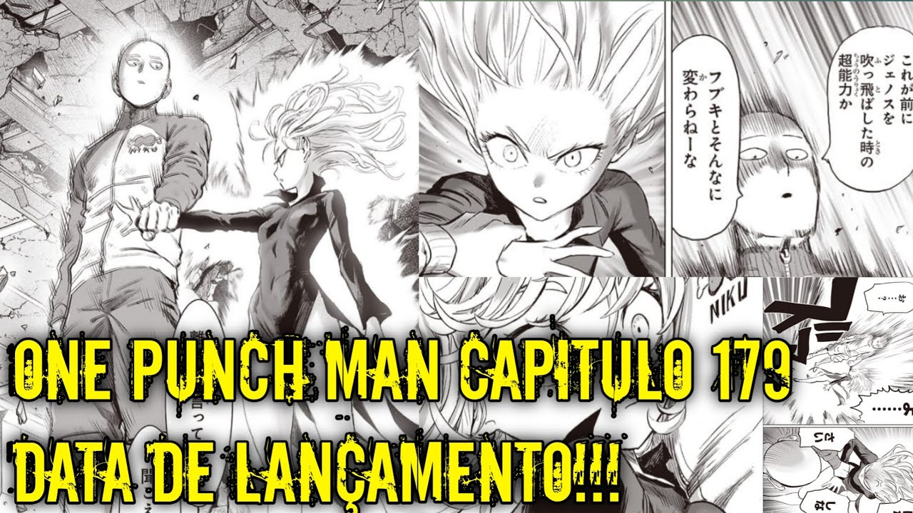 One Punch Man: Ilustrador confirma data de lançamento de próximo capítulo  do mangá