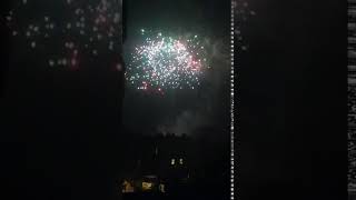 Fireworks in London congratulating the US on a new president