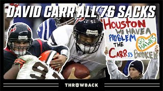 David Carr 2002: ALL 76 Sacks!