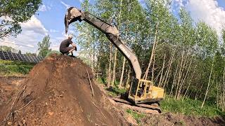 Clearing Rotten Trees, junk & mud to open up new area