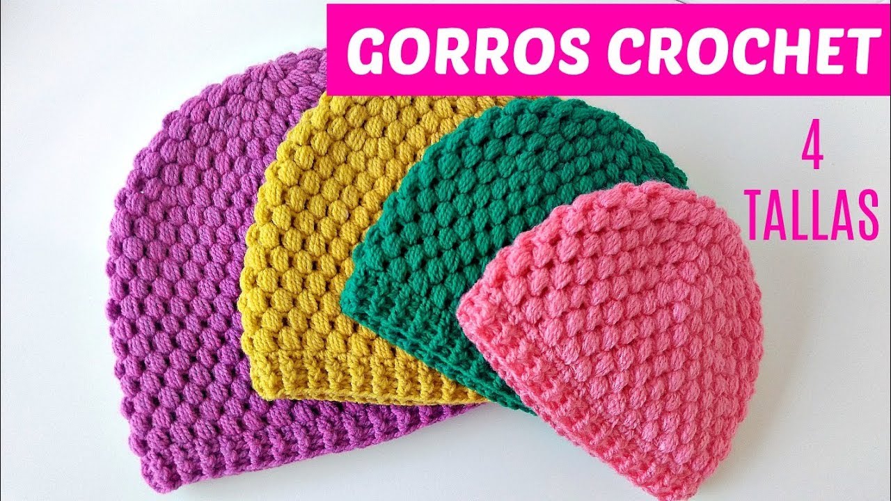 5 Diseños de gorros a crochet | Blog — Handwork