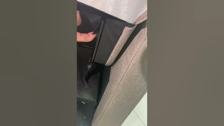 How to remove the back of the recliner.