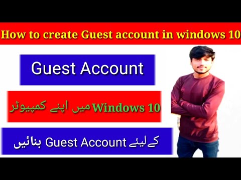 How To Create a Guest Account on Windows 10