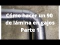 Como Hacer Un 90 de Lamina En Gajos Parte 1