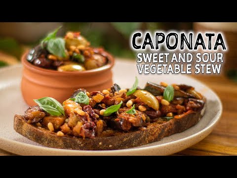 Eggplant Caponata, a Sweet amp Sour Vegetable Stew