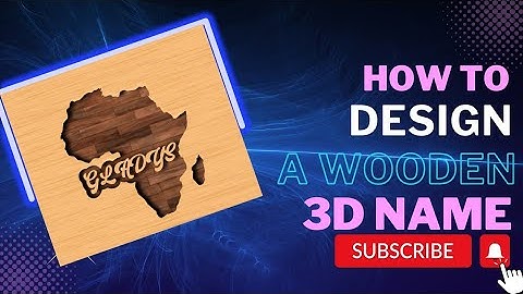How to edit a wooden 3D name with your smartphone using PixelLab app