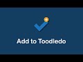 Add to Toodledo chrome extension