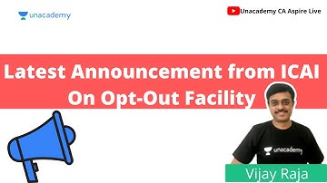 Important Announcement from ICAI on Jan