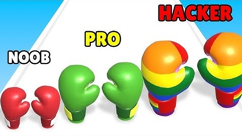 NOOB vs PRO vs HACKER in Level Up Boxing