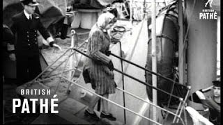 Princess Elizabeth Launching HMS 'eagle' (1946)