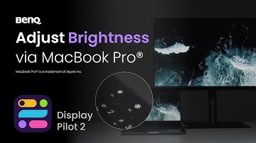 BenQ Display Pilot 2 iKeyboard Control adjusts brightness & speaker volume via MacBook