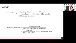Ch 2: part 6 - Productivity, Efficiency and Utilization