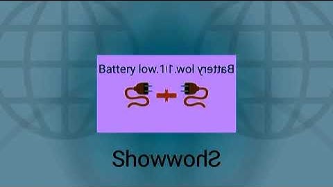 (FOR ALEX H) Battery low battery empty collection Effects Part 1