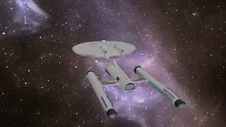 Fed Heavy Battle Cruiser Loop Animation 30 sec