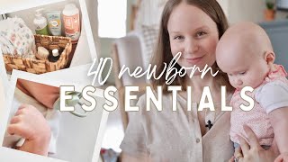 40 Newborn Essentials | EVERYTHING I Use For My Baby!