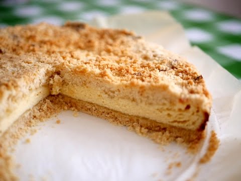 Видео рецепт Песочный пирог с творожной начинкой