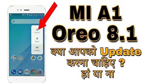 Android Oreo 8.1 For Mi A1 Device | Project Treble ? | Beta Rom | Hindi