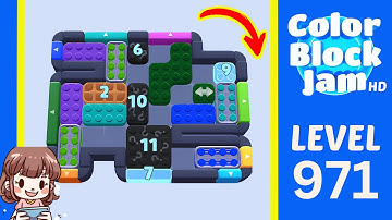Color Block Jam Level 971 Solution Walkthrough