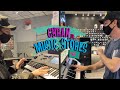 Cyran plays every hit song in guitar center on piano part 3