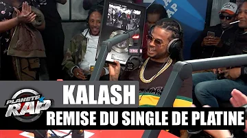 Remise du single de Platine pour "Rouge et bleu" de Kalash Feat. Booba #PlanèteRap