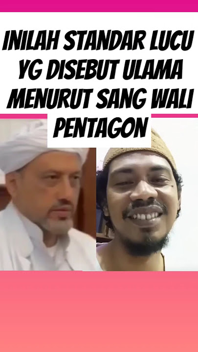 Inilah standar lucu yg disebut ulama menurut sang wali pentagon habib taufiq assegaf