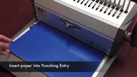 Target Office Systems   X5 2 in 1 binding machine 480p