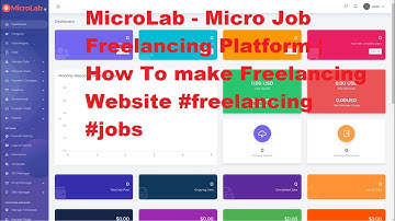 MicroLab - Micro Job Freelancing Platform | How To make Freelancing Website #freelancing #jobs