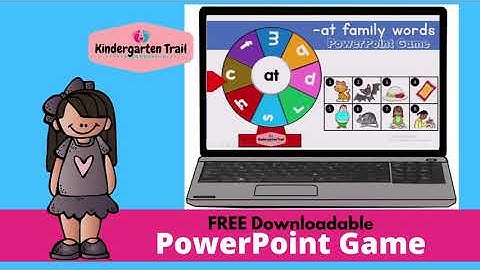 PowerPoint Game | -at Family | c-v-c Reading Practice