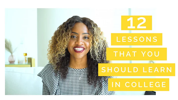 12 Lessons that You Should Learn in College