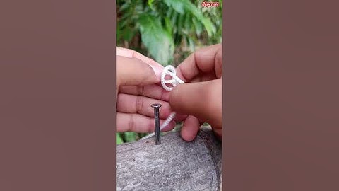 Simple technique of rope binding with nails