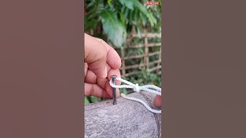 Simple technique of rope binding with nails
