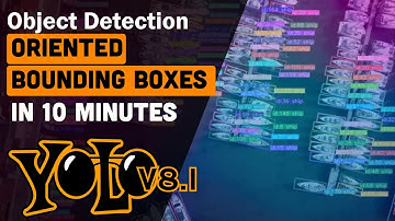How To Train YOLOv8.1-OBB (Oriented Bounding Boxes) custom object detection tutorial