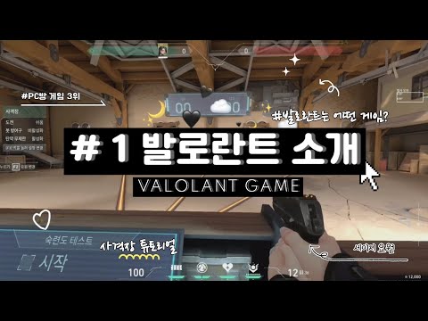 🔥 # 1 발로란트 소개 영상 🔥 ( + 사격장 튜토리얼)