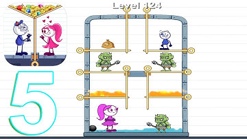 Pencil Boy Pull The Pin Gameplay Walkthrough Part 5 Level 106-130 (IOS/Android)