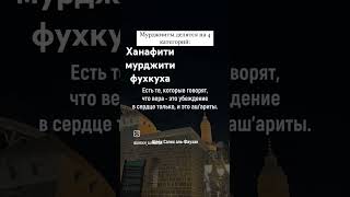 ханафити "мурджия фухкаха,# матрудия # сүннет #салафия