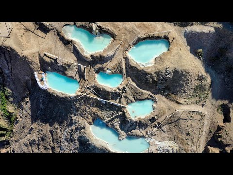 Termas Valle de Colina, San José de Maipo, Chile 🇨🇱 | reel 4k 60fps | aerial drone video