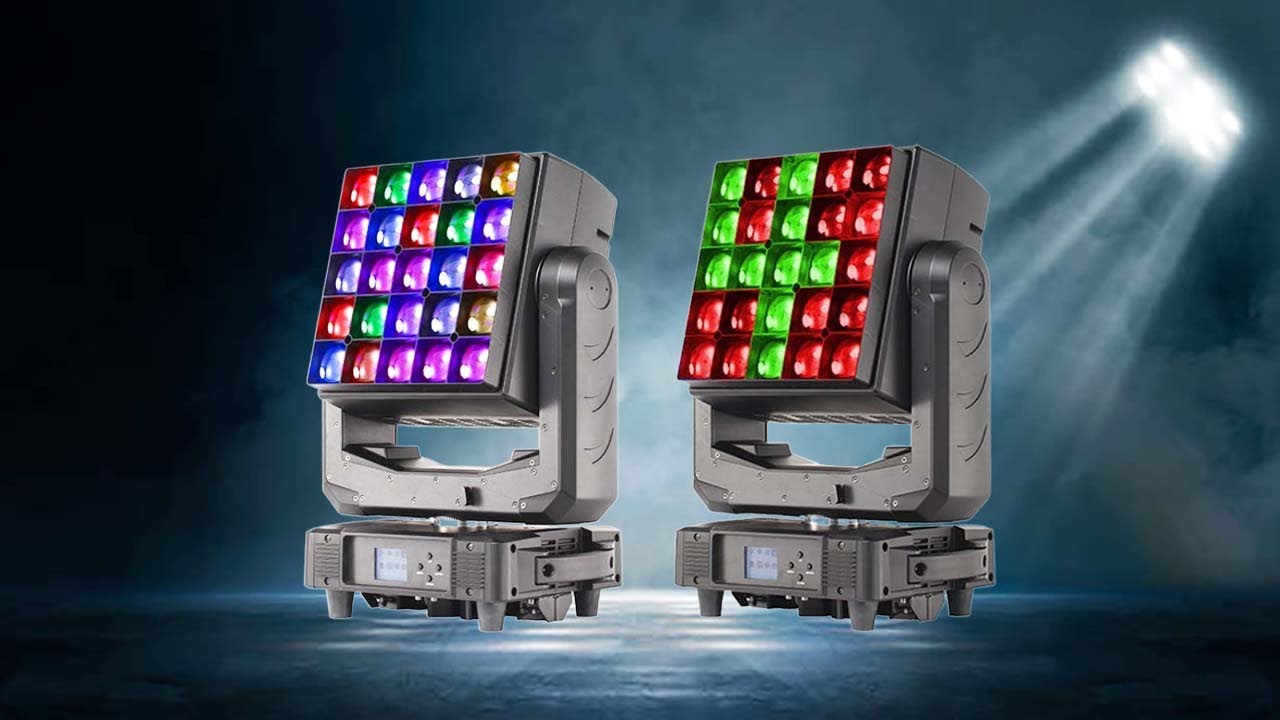 2540Z Pixel Control 25X40W Matrix Moving Head Light - YouTube