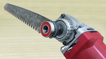 60-Year-Old Welder’s Shocking DIY! Turn an Angle Grinder into a Jigsaw