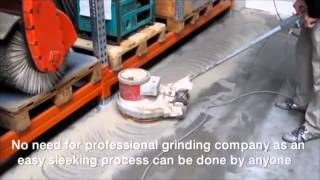 Concria Floors Deep Cleaning, Grinding And Polishing With Auto Scrubber