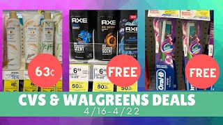 Top CVS &amp; Walgreens Deals 4/16-4/22 #cvsdeals #walgreensdeals