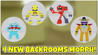 UPDATE 328 ? How to get ALL 4 NEW BACKROOMS MORPHS (MY SINGING MONSTERS RAINBOW FRIENDS) - Roblox