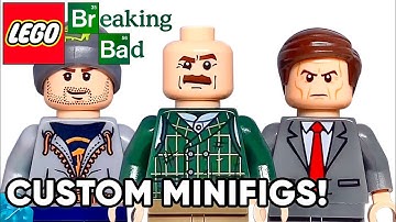 How To Make Custom LEGO Breaking Bad Minifigures! *Walter White, Jesse Pinkman, Saul Goodman!*