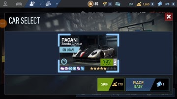 Need For Speed™ No Limits (Chapter 7 - Legacy) Race 5 PAGANI Zonda Cinque