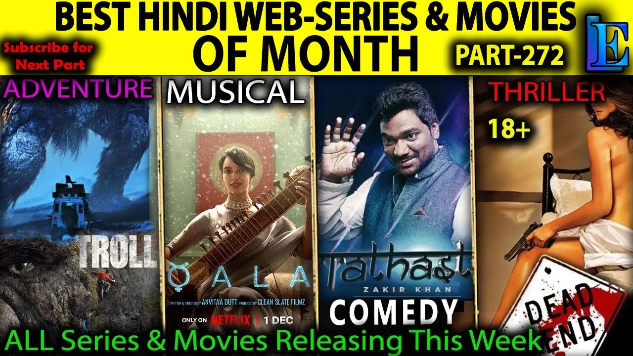 Top-20 Upcoming 1-DEC-2022 Pt.1 Hindi Web-Series Movies OTT #Netflix#Amazon#SonyLiv#Disney+ #zee5