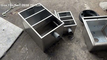 Bể tách mỡ 2 cái thiết kế kích thước phù hợp với từng công trình.