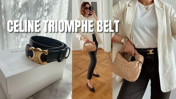 6 ways to wear the celine triomphe belt / minimal parisian style