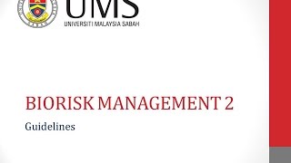BIORISK MANAGEMENT 2