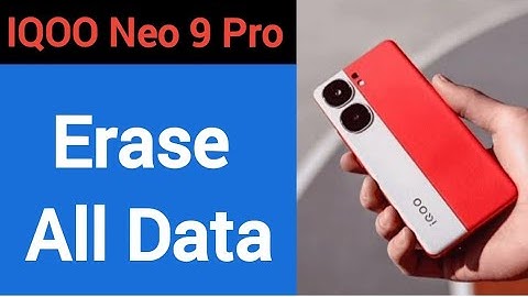 How to erase all data without frp lock, IQOO Neo 9 pro me factory reset kaise karen, factory reset s