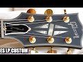 The Les Paul With F-Holes | 2015 Gibson ES LP Custom Satin Grey Widow Pinstripe MOD  Review